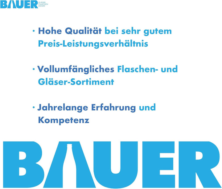 Flaschenbauer - 8 kleine Drahtbügelgläser 167 ml, verwendbar als Einmach- und Fermentierglas, zur Au