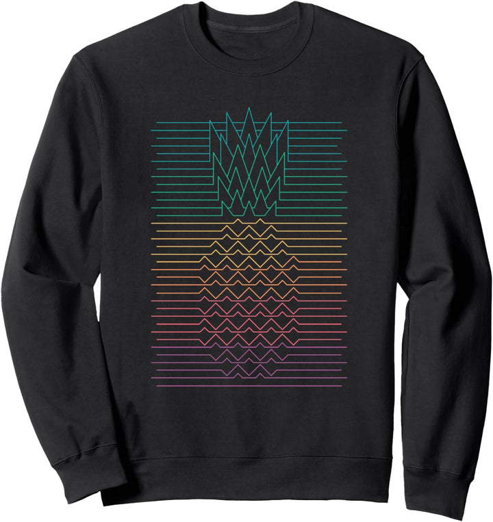 Ananas Aloha Hawaiihemd – Retro Geometrisches Kleid Tee Sweatshirt