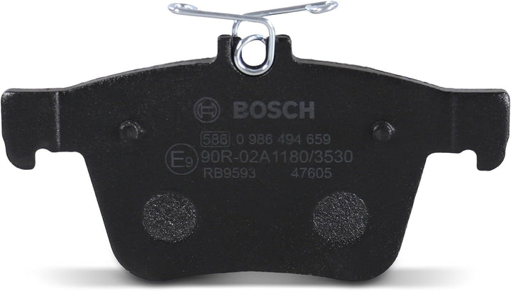 Bosch BP1504 Bremsbeläge - Hinterachse - ECE-R90 Zertifizierung - vier Bremsbeläge pro Set Einzigart