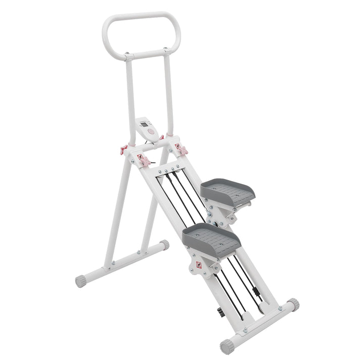 Stair Stepper für Zuhause, Vertikale Klettermaschine, Vertical Climber Maschine, Kreuztrainer mit LC