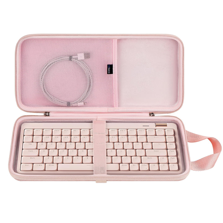 GEEKRIA Schlanke Tastatur-Tragetasche, kompatibel mit Nuphy Air75 V3, Logitech MX Mechanical Mini, M