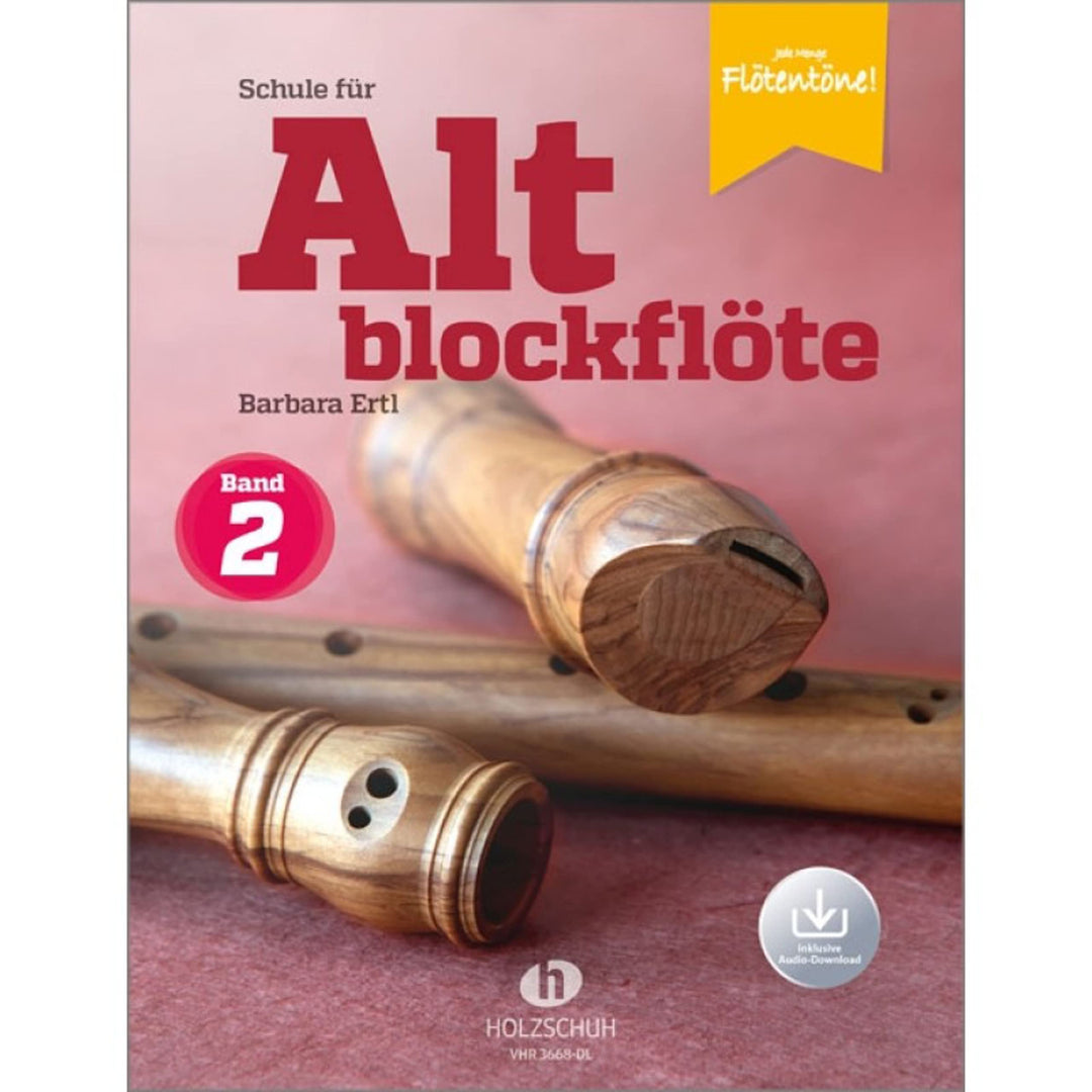 Holzschuh Verlag Schule für Altblockflöte 2 - Schulwerk für Blockflöte