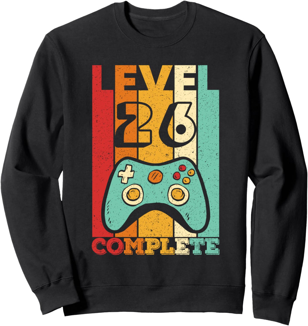 26. Geburtstag Level 26 Gamer 26 Jahre altes Geschenk Sweatshirt
