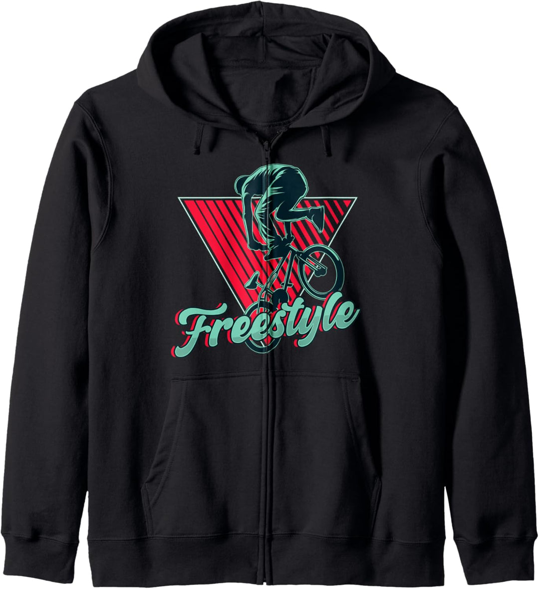 Freestyle Biking, Biker, Radfahrer, Extremsport, BMX Kapuzenjacke