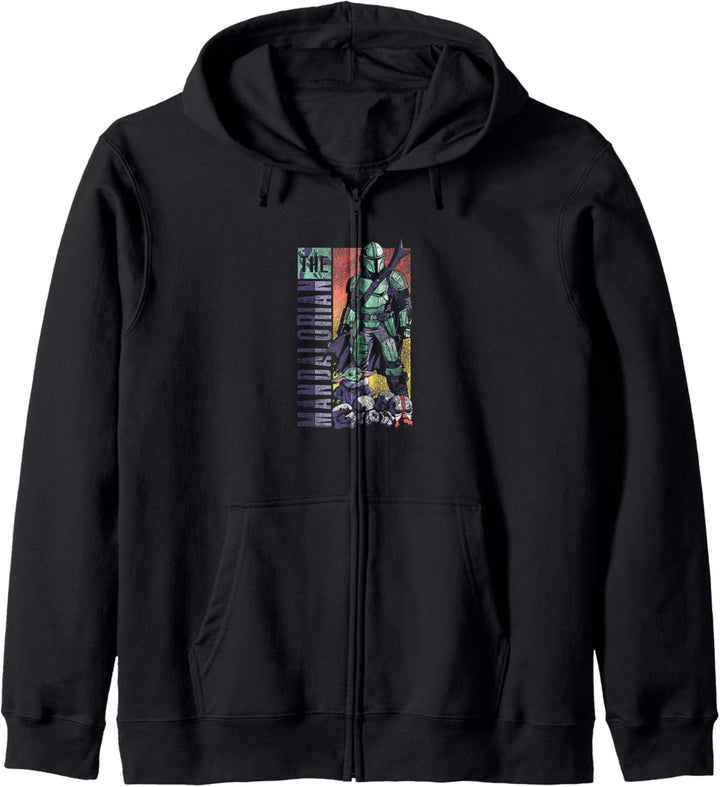 Star Wars: The Mandalorian &amp; The Child Comic Cover Pop Kapuzenjacke