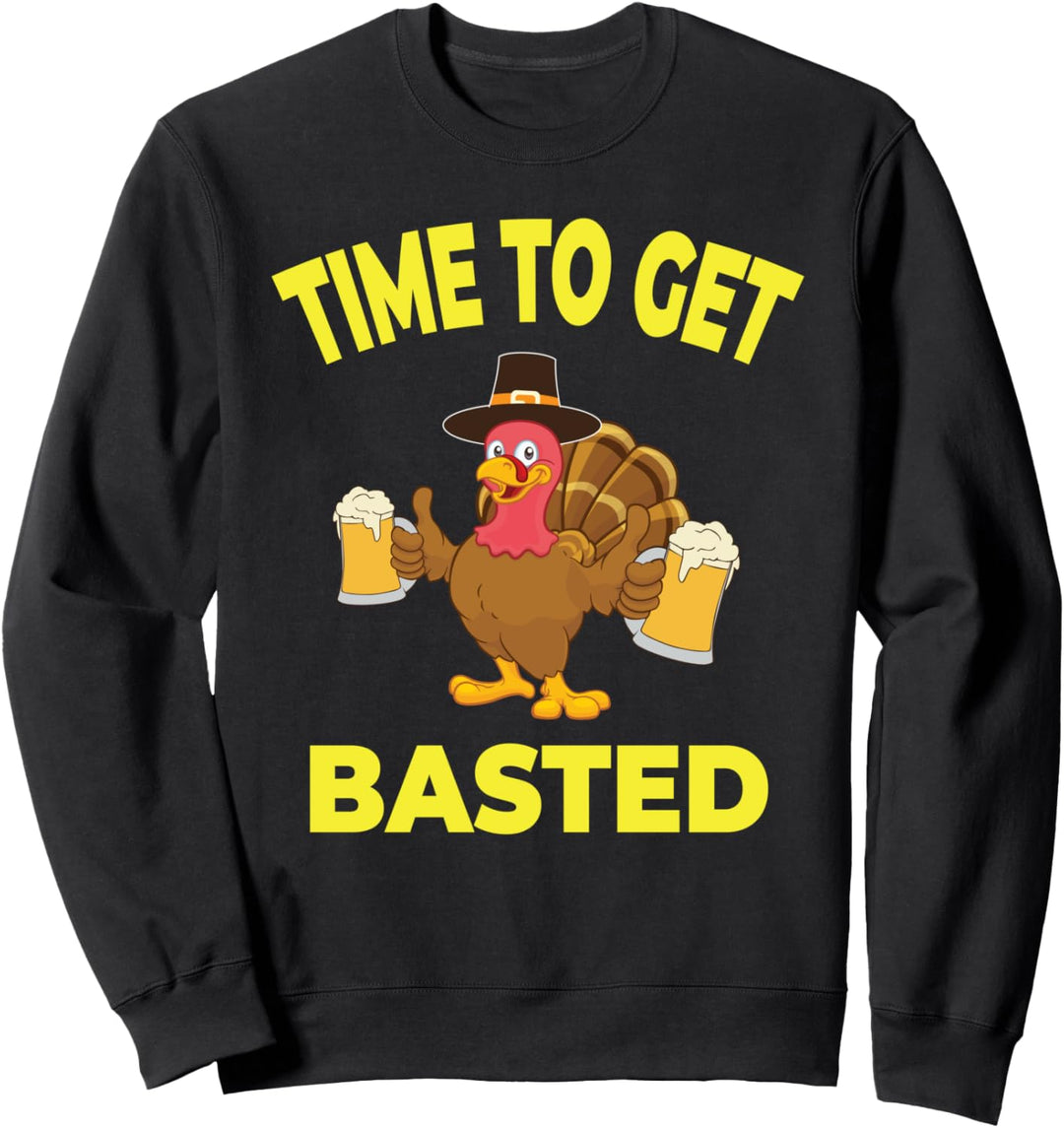 Thanksgiving-Bier Zeit zum Besaufen Sweatshirt