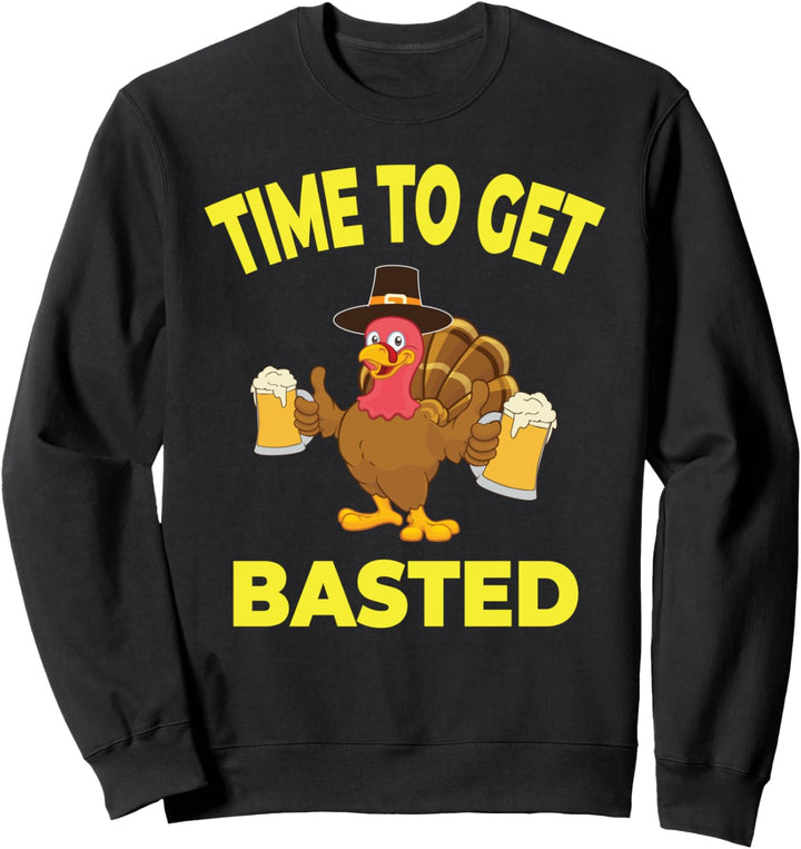 Thanksgiving-Bier Zeit zum Besaufen Sweatshirt