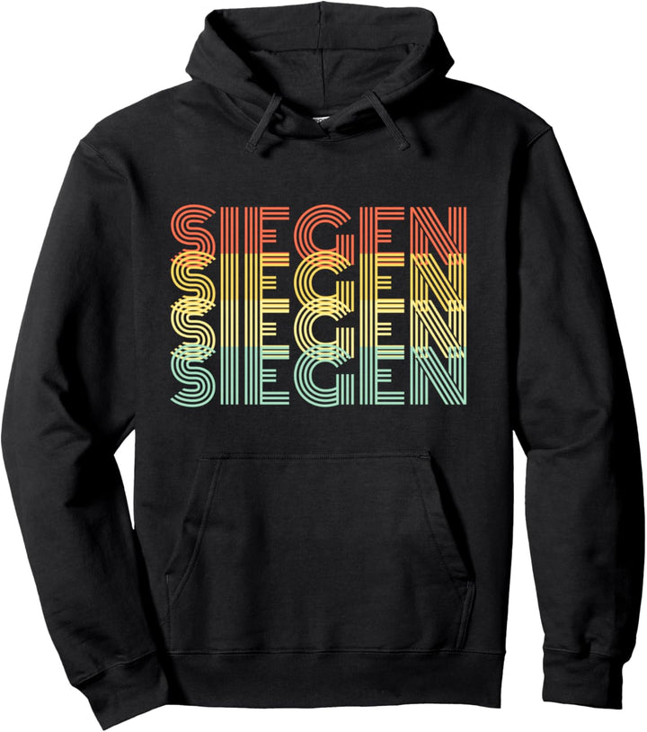 Siegen Stadt Heimat Retro Vintage Pullover Hoodie