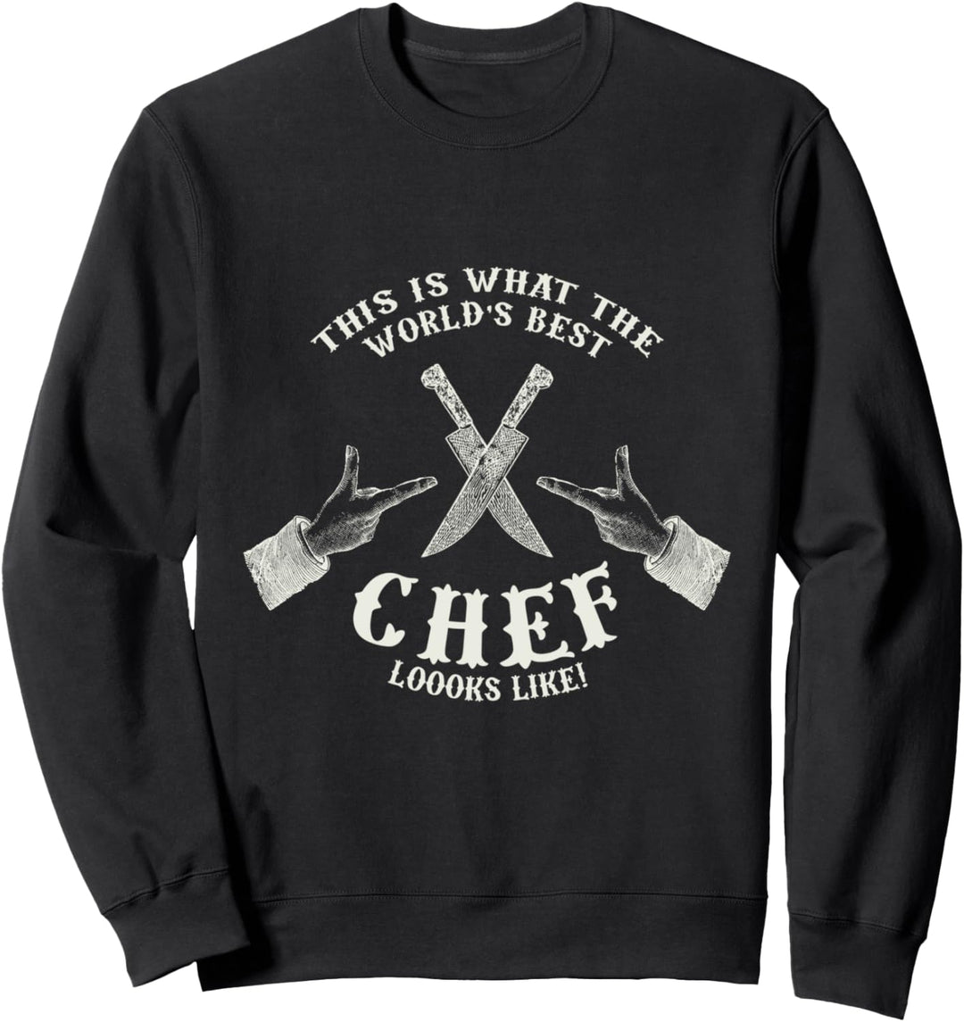 Weltbester Koch sieht so aus! Lustiges Geschenk Sweatshirt