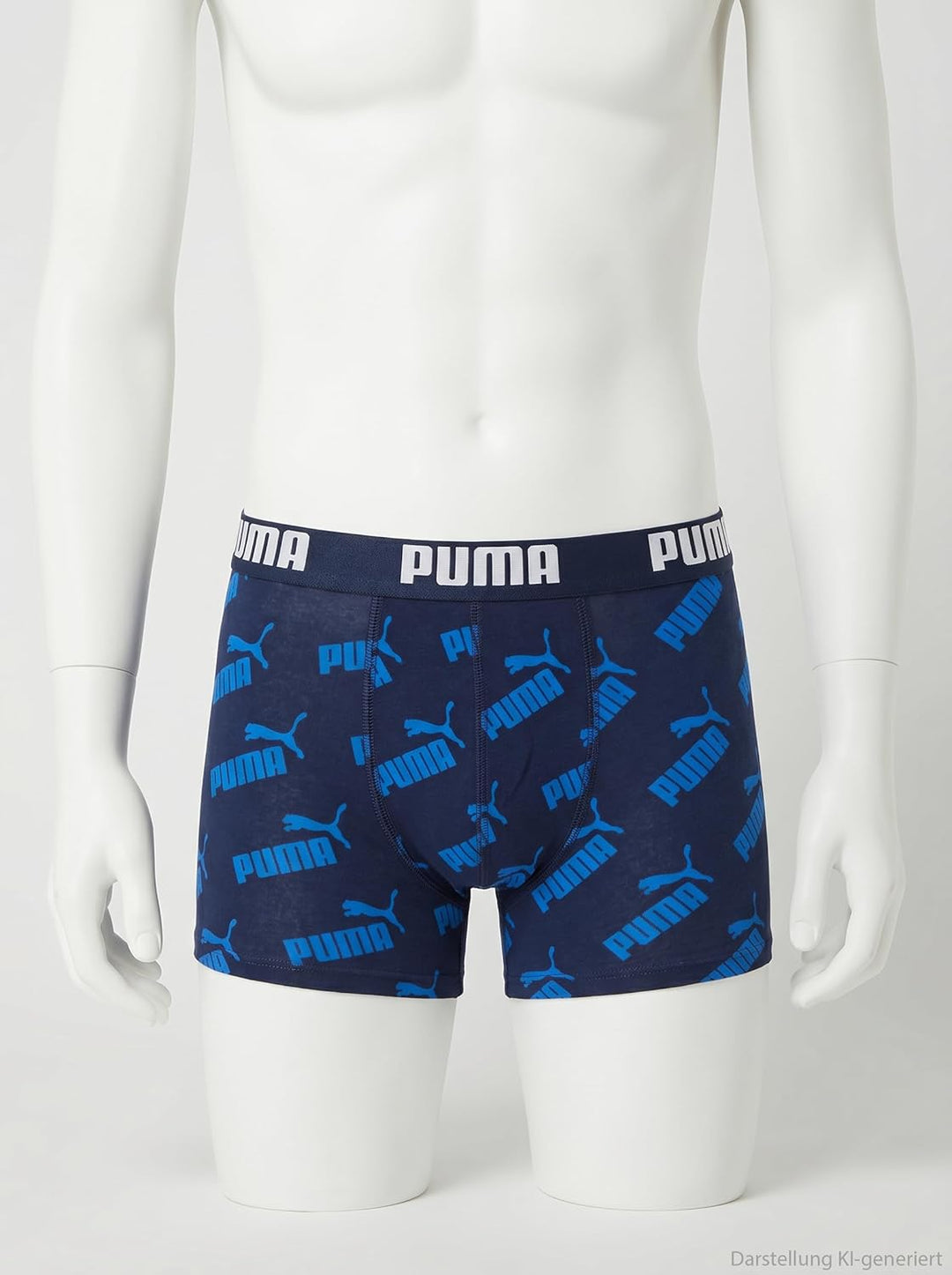 PUMA Jungen Boxer (5er Pack) 134-140 Blue Combo, 134-140 Blue Combo