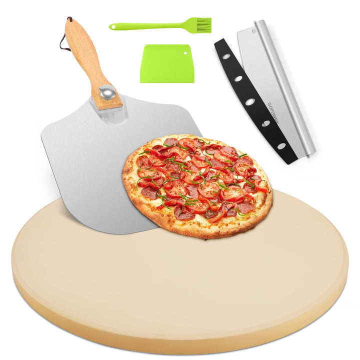 Pizzastein Round 5er Set 15" Round, 15" Round