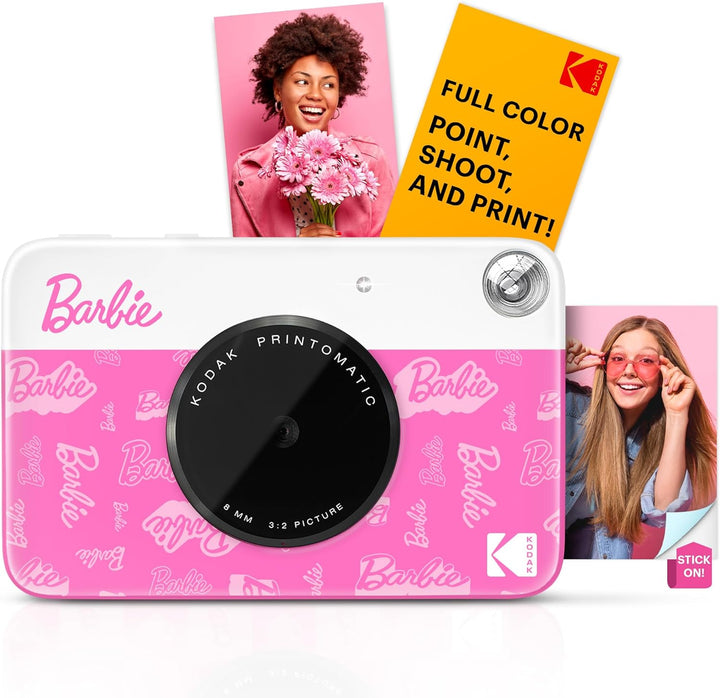 Kodak x Barbie Printomatic Sofortbildkamera in Vollfarbe Digitalkamera Barbie Starter-Bundle (Signat