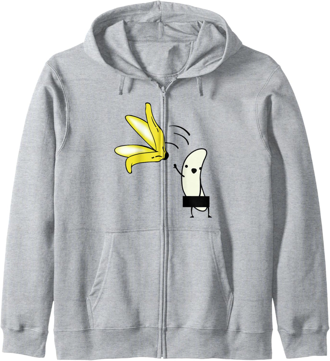 FKK Striptease Banane Kostüm Nackte Banane Kapuzenjacke