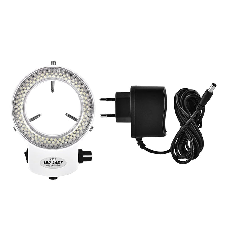 Ejoyous LED Ringlicht Mikroskop, Kamera Ringlampe Mikroskop Einstellbarer 144 LED Ring Light Lichtqu