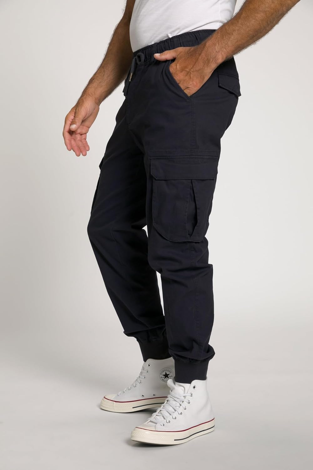 JP 1880 Herren grosse Grössen Übergrössen Menswear L-8XL Cargohose FLEXNAMIC®, viele Taschen, Modern