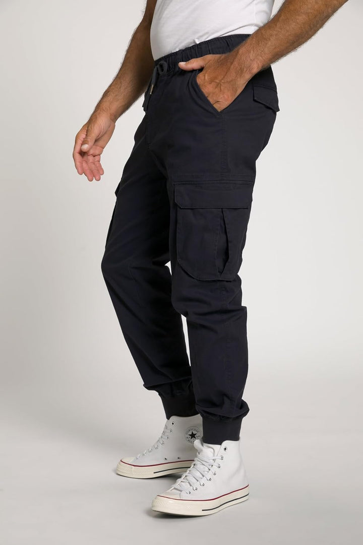 JP 1880 Herren grosse Grössen Übergrössen Menswear L-8XL Cargohose FLEXNAMIC®, viele Taschen, Modern