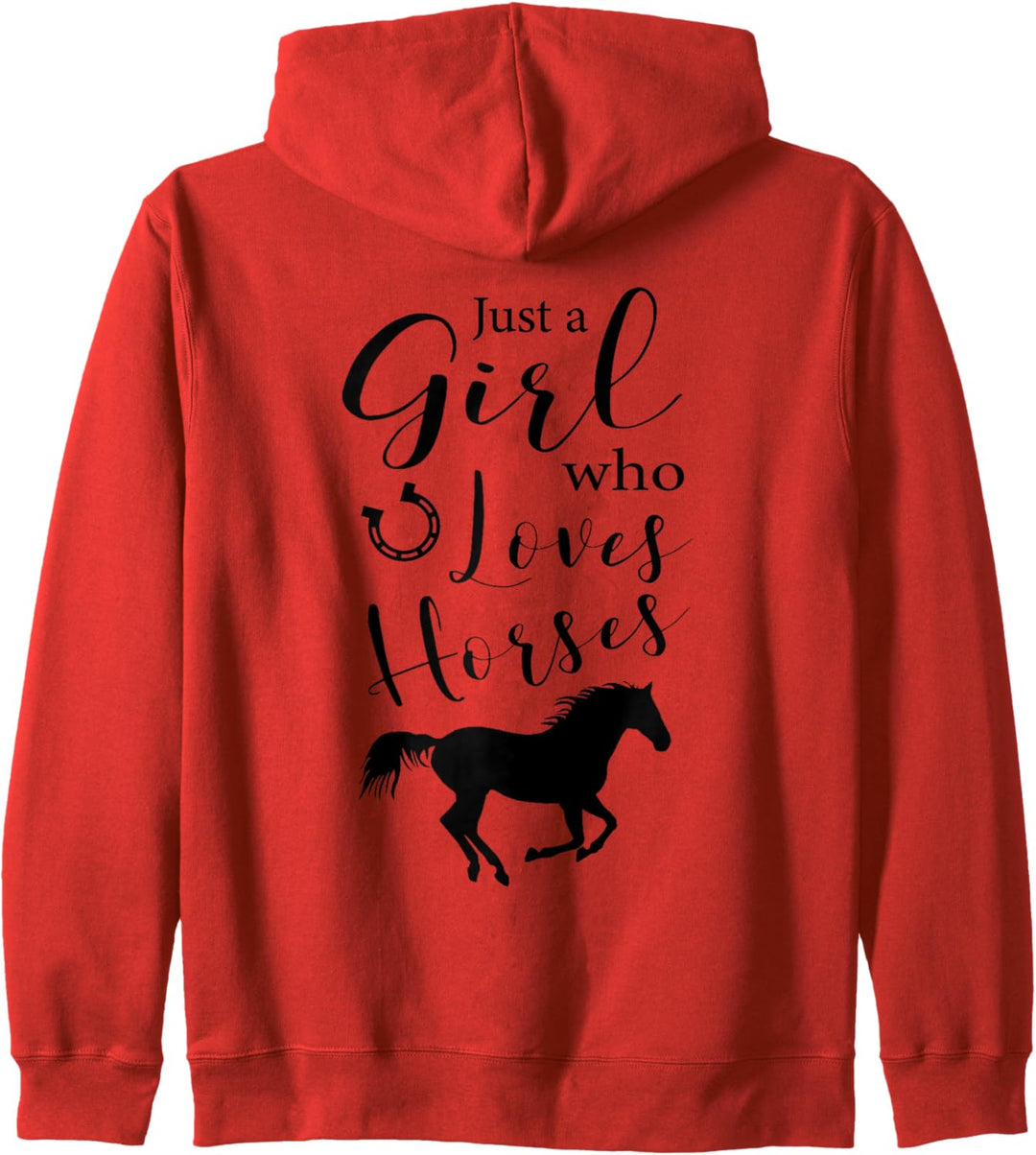 Pferde Mädchen Geschenk Pferd Reiterin Reiten Damen Kinder Kapuzenjacke
