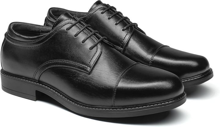 Bruno Marc Herren Anzugschuhe Schnürhalbderby 41 EU Schwarz, 41 EU Schwarz