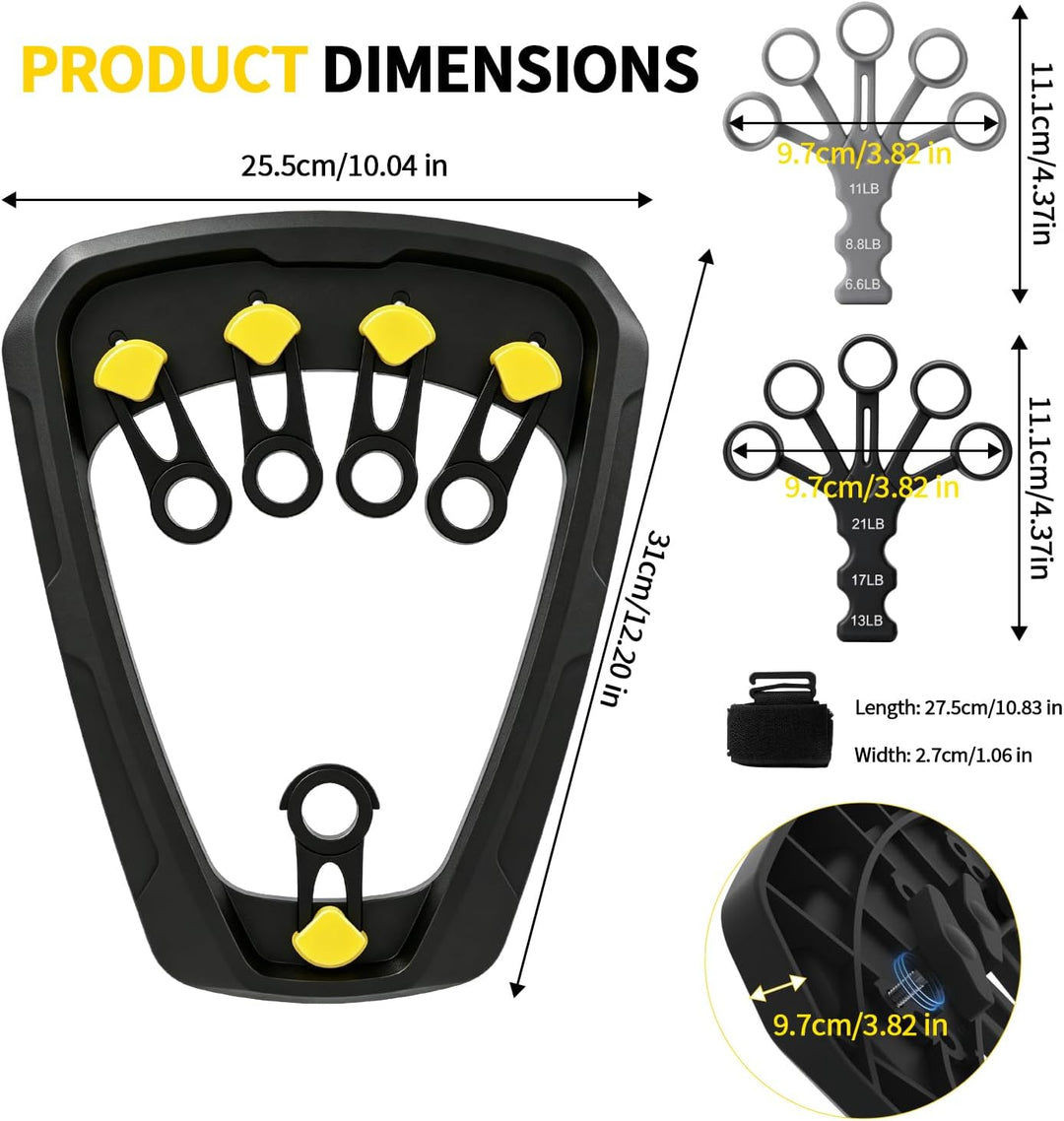 1 Satz Handtrainer Fingertrainer Unterarmtrainer Einstellbarem Widerstand | Zwei Widerstandssysteme