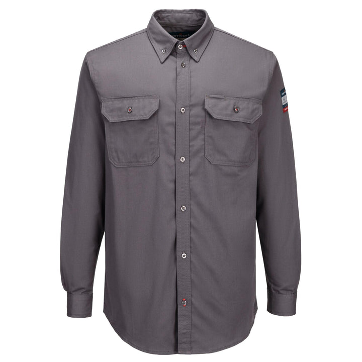Portwest Bizflame 88/12 Hemd, Grösse: L, Farbe: Grau, FR89GRRL grau L, grau L