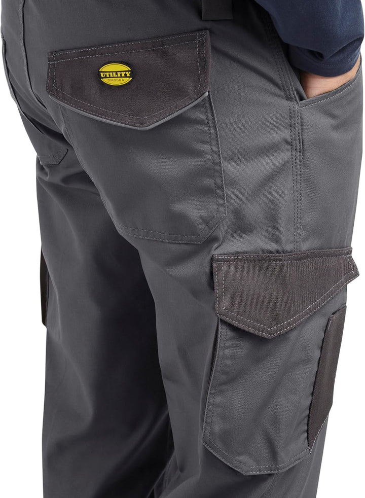 UTILITY DIADORA Herren Cargo Pants Staff ISO 13688:2013 (1er Pack) 40-42 75070 Stahlgrau, 40-42 7507