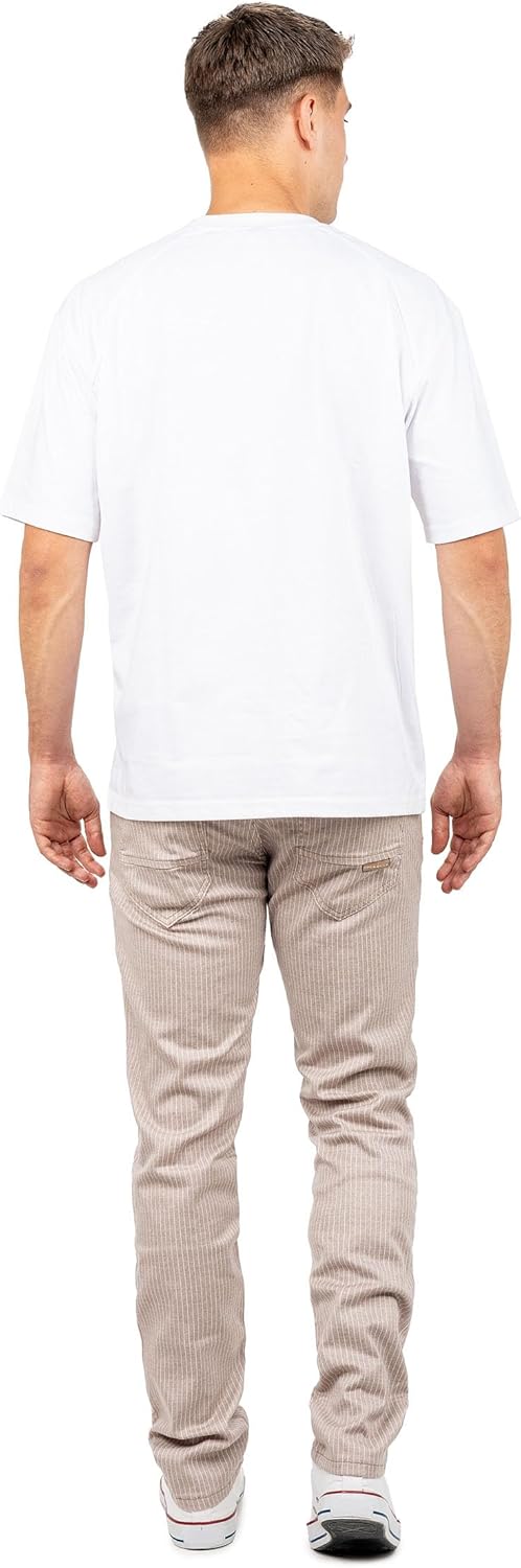 Cipo &amp; Baxx Herren Slim Fit Hose Stoffhose im modernen Look 30W / 32L Beige - 02, 30W / 32L Beige -