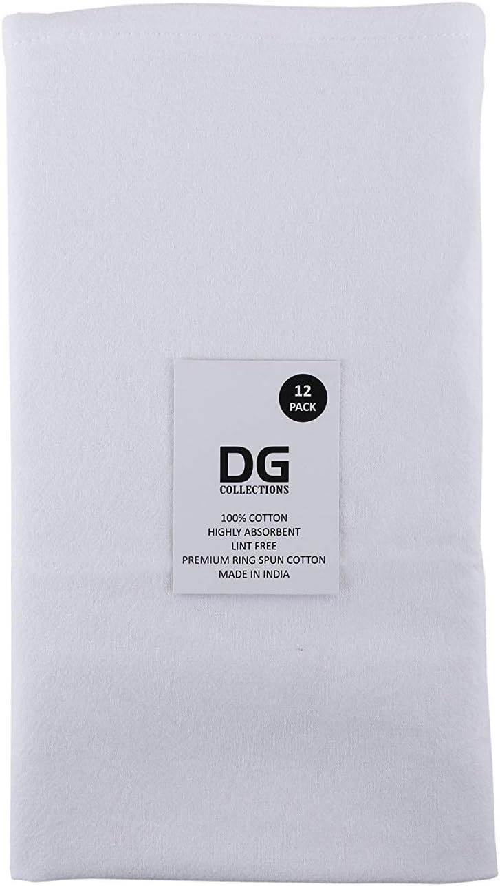 DG Collections mehlsack geschirrtücher, 100% Baumwolle, Satz von 12 (27 x 27 Zoll), Vintage-Multi-Pu