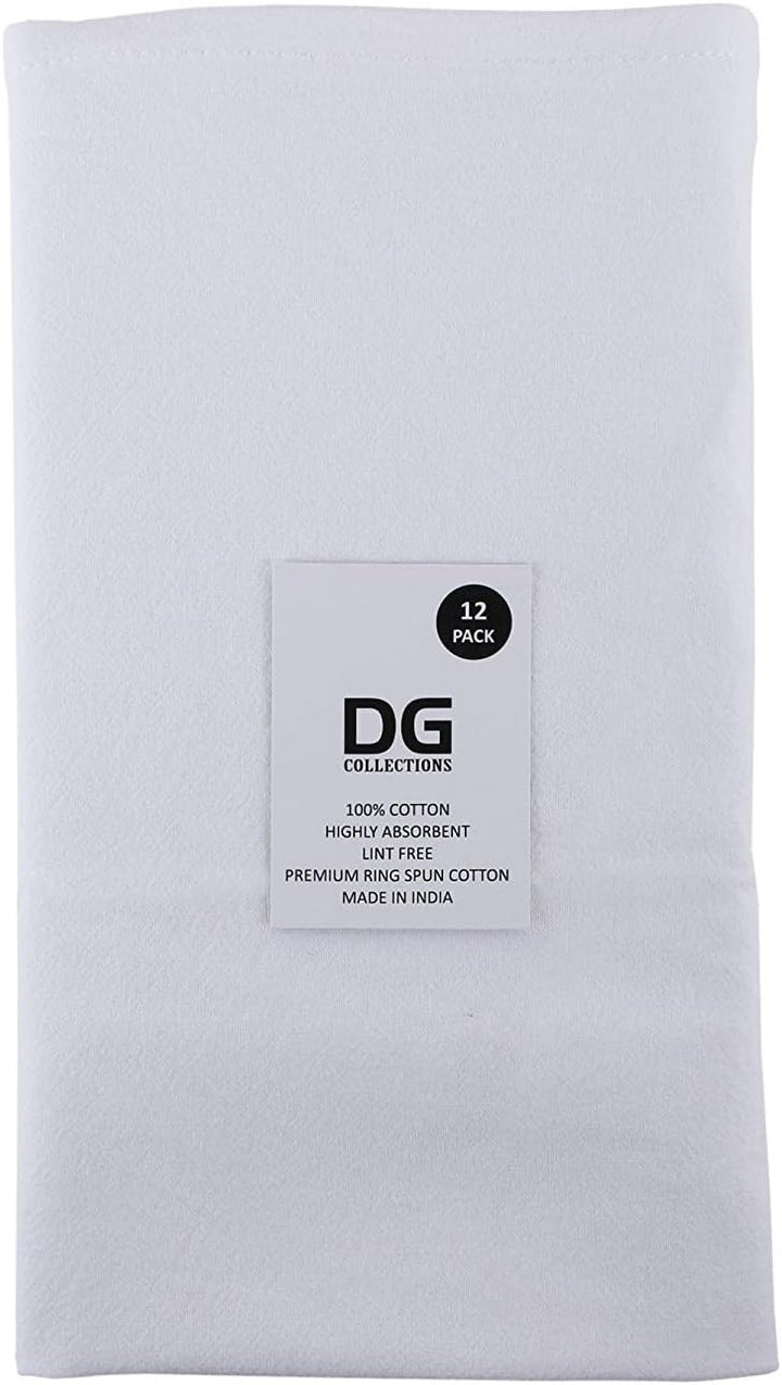 DG Collections mehlsack geschirrtücher, 100% Baumwolle, Satz von 12 (27 x 27 Zoll), Vintage-Multi-Pu