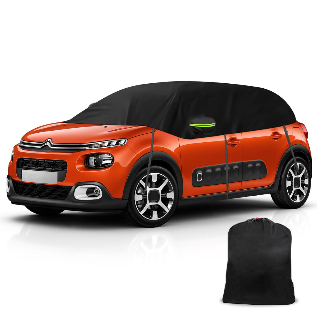 Halbe Autoabdeckung Ersatz für Citroen C3 2009-2025, Softtop Dachschutz Autoabdeckung Wasserdicht, H