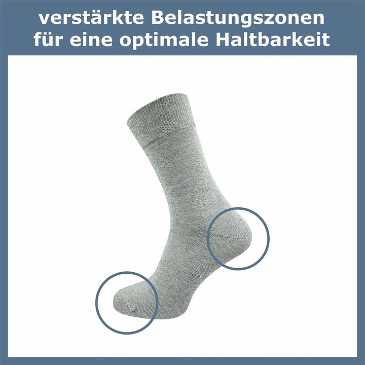 ca·wa·so Socken für Damen &amp; Herren im 10er-Set | Ohne drückende Naht | Bequemes &amp; weiches Material (