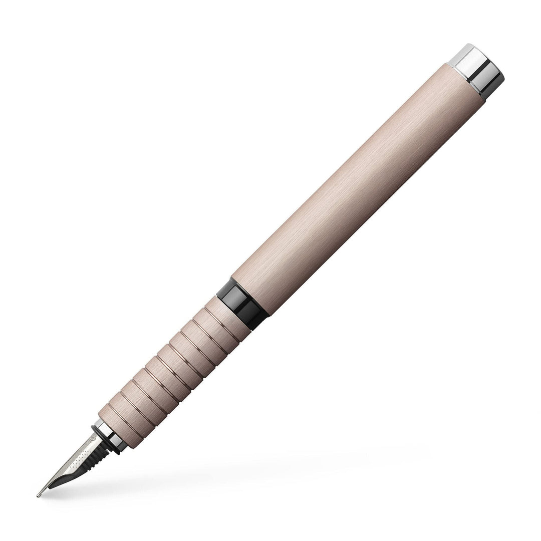 Faber-Castell 148423 - Füller Essentio, Feder B, Aluminium Rose rosé Füller Feder B, rosé Füller Fed