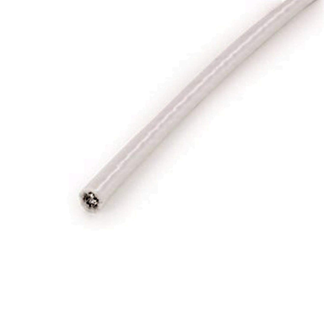Drahtseil 5mm 5 Meter A4 Edelstahl PVC ummantelt 3,0/5,0 mm, weiss A4 NIRO, Nirosta 5m Durchmesser: