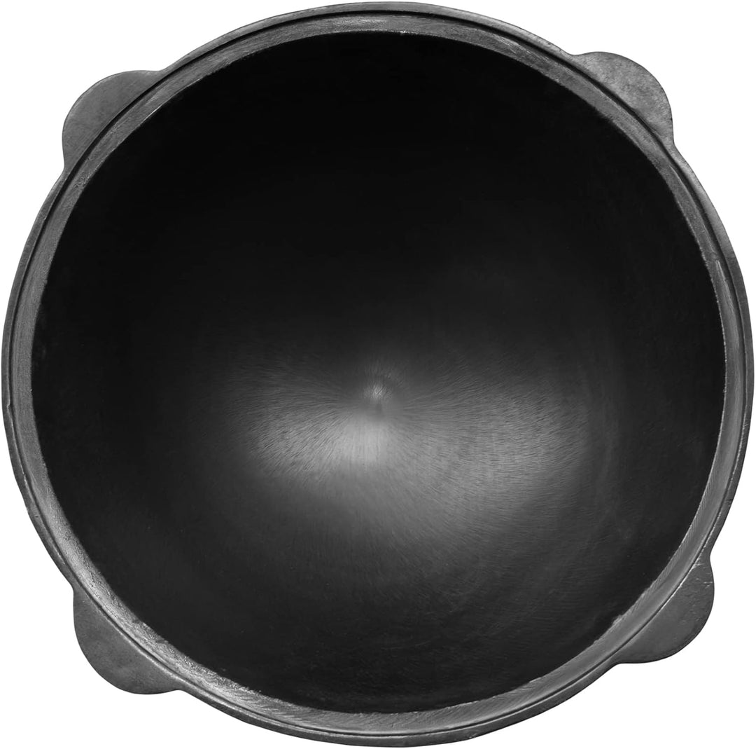 NAMANGAN | Schwenktopf Kazan aus Gusseisen 22 L (runder Boden) | Kasan Uzbekisch | Cast Iron KESSEL