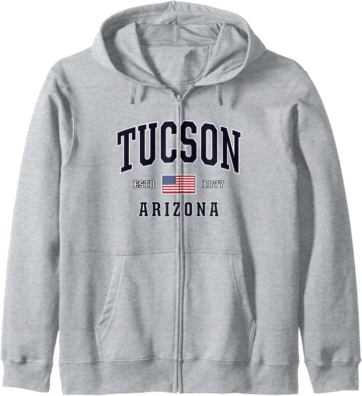 USA-Flagge, Sterne und Streifen, Tucson Arizona Kapuzenjacke