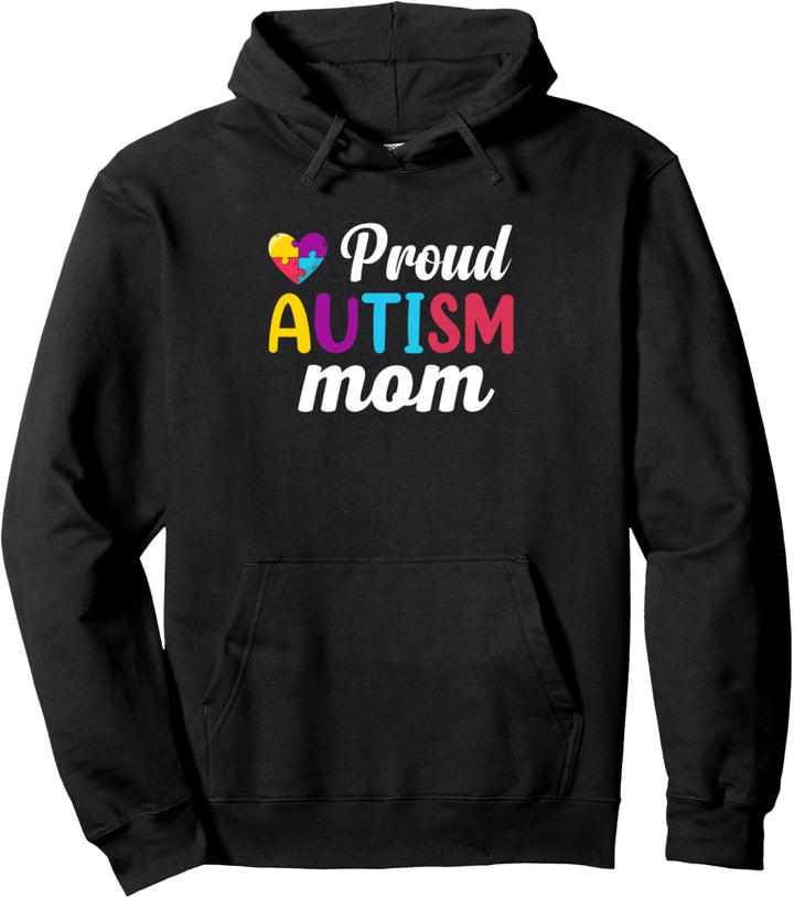 Proud Autism Mom Autism Awareness Month Muttertag Pullover Hoodie