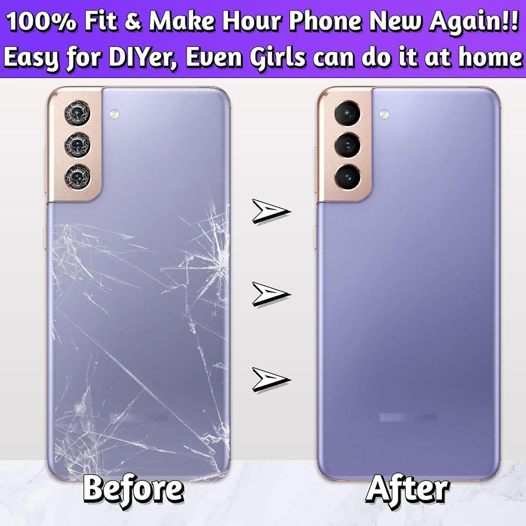 Akkudeckel für Samsung Galaxy S21+ Plus Rückseite Glas Deckel Original Backcover Ersatz Reparatur Se