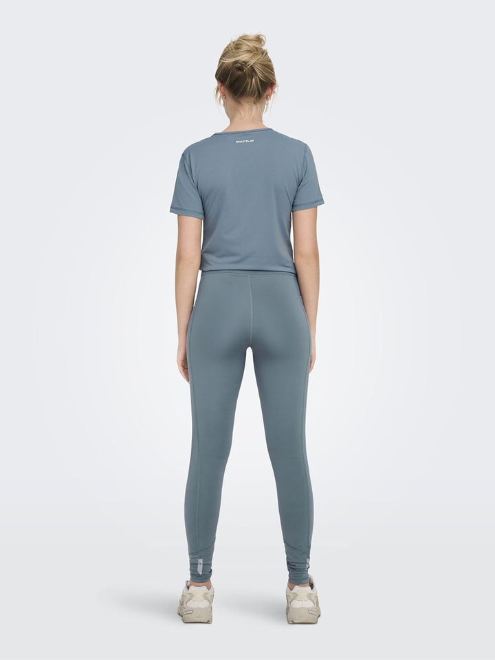 Only Play Female Sportleggings Enger Schnitt Hohe Taille Leggings XL Schwarz, XL Schwarz