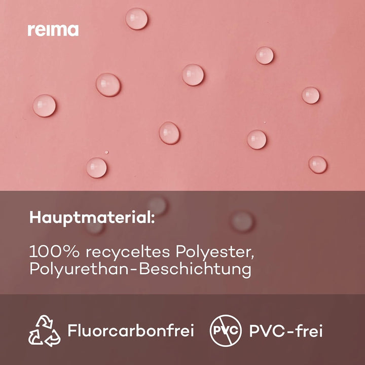 Reima - Lampi Regenjacke für Kinder Wasserdicht - Jacke für Jungen und Mädchen, Reissverschluss vorn