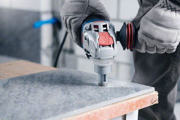 Bosch 1x PRO Multi Material Diamanttrockenbohrkronen für X-Lock und kleine Winkelschleifer (für Flie