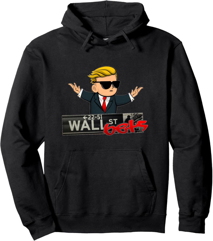 Wall Street Bets Logo – WSB Maskottchen Pullover Hoodie