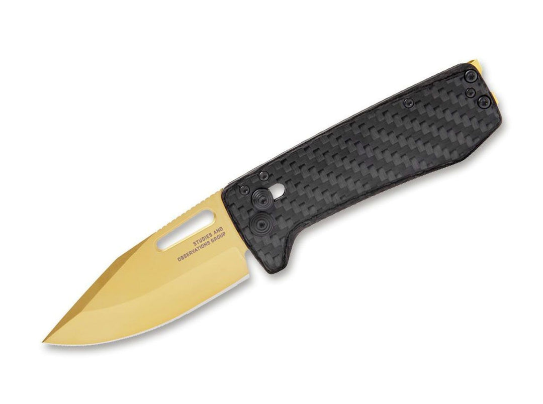 SOG Unisex – Erwachsene Ultra XR Carbon Gold Taschenmesser, 16,3 cm