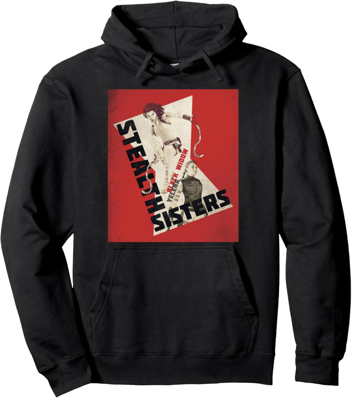 Marvel Black Widow Stealth Sisters Poster Pullover Hoodie