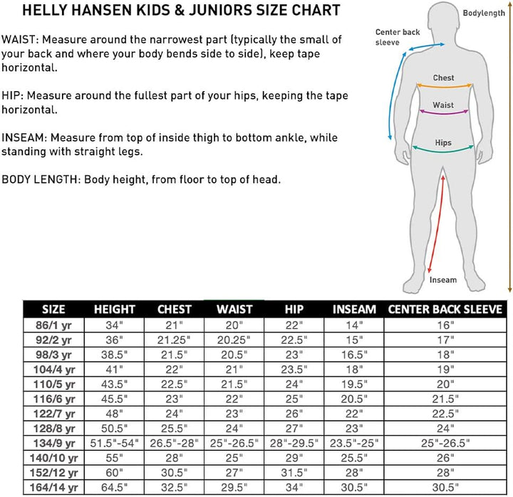 Helly Hansen Junior Unisex New Model JR Graphic Lifa Meri 16 Jahre Bright Blue, 16 Jahre Bright Blue