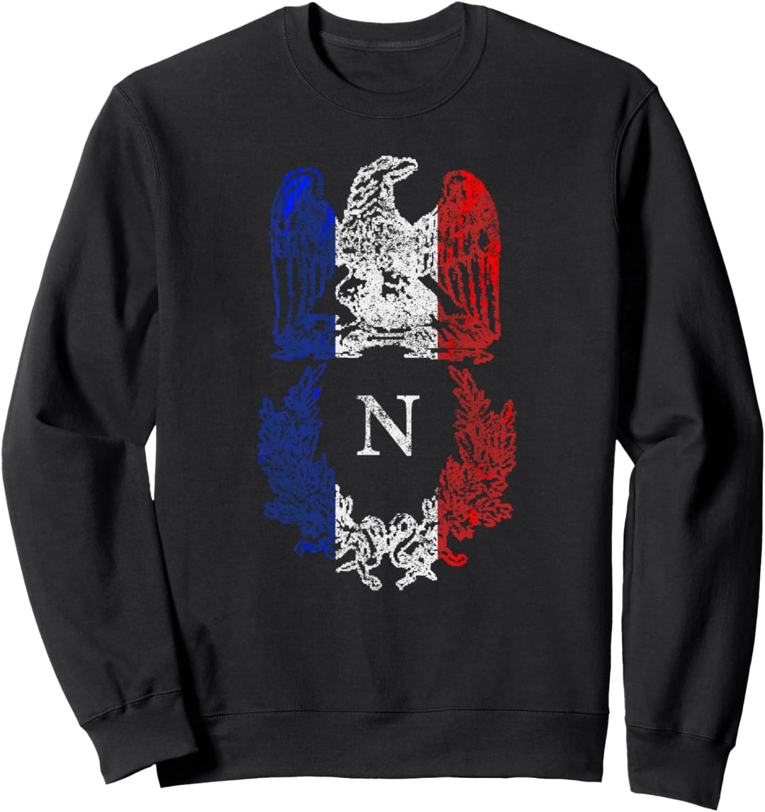 Napoleon Bonaparte Eagle French Flag Napoleonische Sweatshirt
