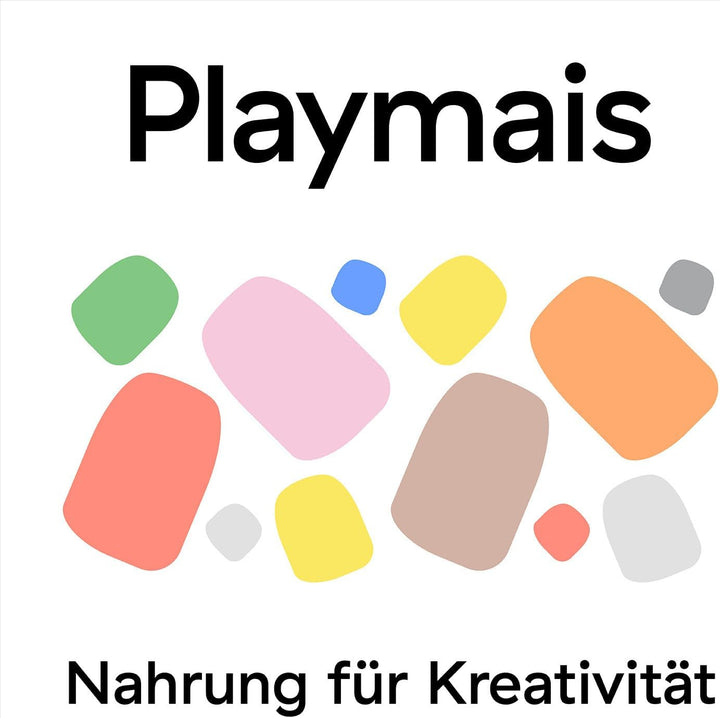 Playmais Classic 800 Teile | Bastelset | natürliches Spielzeug | inkl. 1 Schwämmchen, 1 Bastelmesser