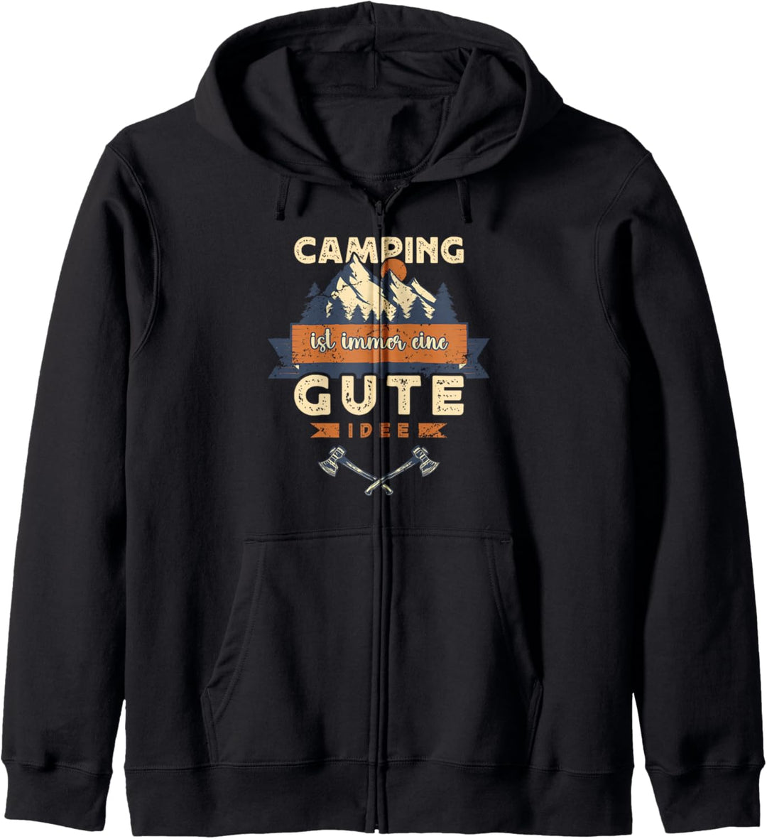 Camper Spruch, Campingurlaub Kapuzenjacke