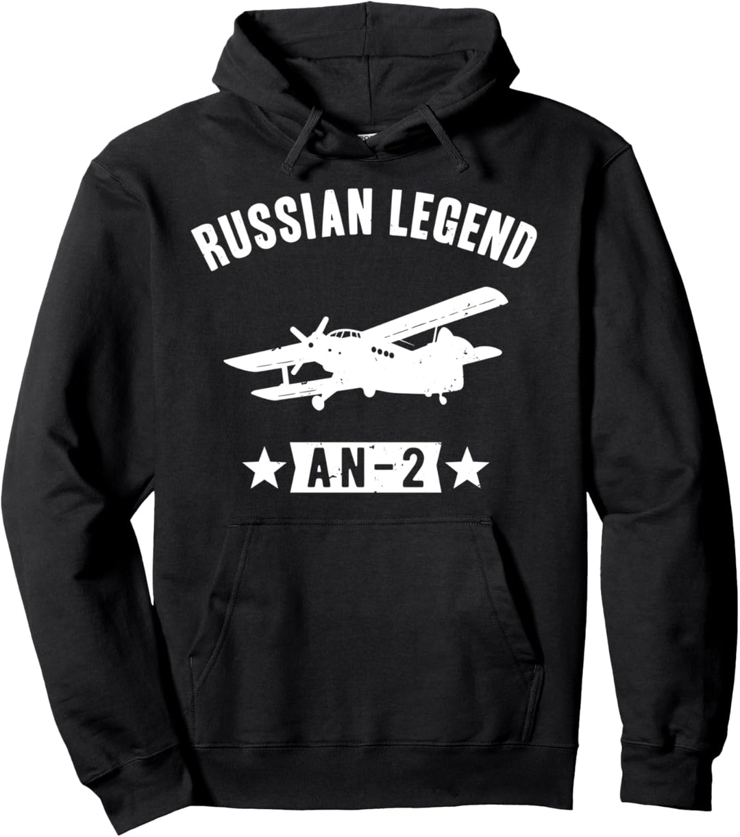 Flugzeug Russisch Antonow An-2 Flieger Doppeldecker Pullover Hoodie