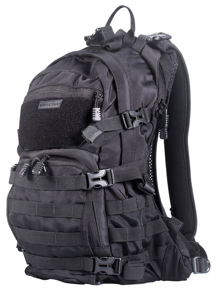 Nitecore Rucksack BP20 - Belüfteter Rücken - Militär-Spezifikationen - MOLLE System - Schwarz - 20L