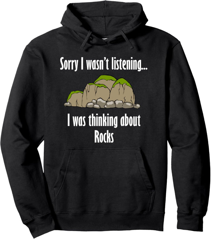 Über Felsen nachdenken Natur Erdkunde Pullover Hoodie