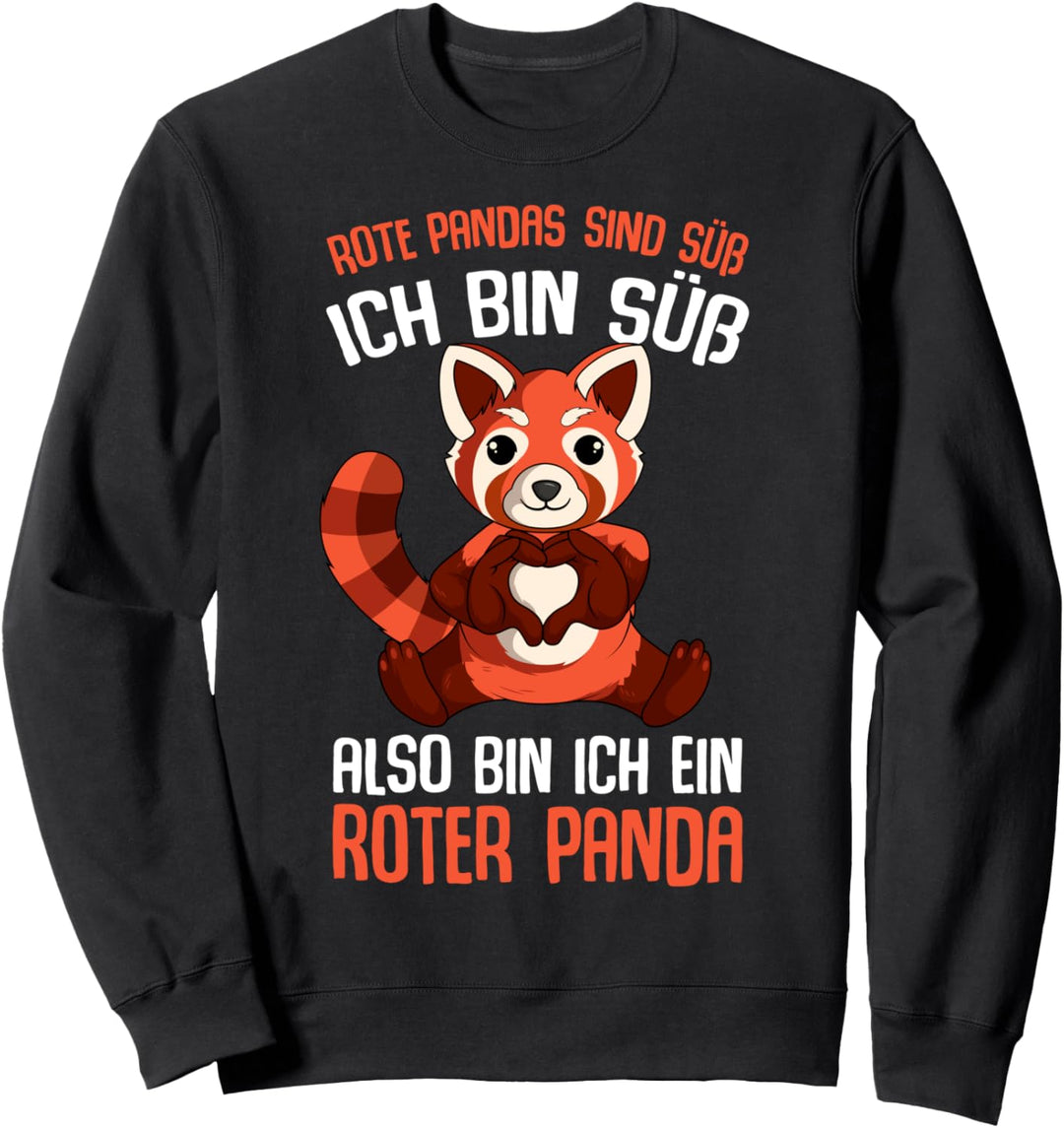 Rote Pandas sind süss Roter Panda Mädchen Kinder Damen Sweatshirt